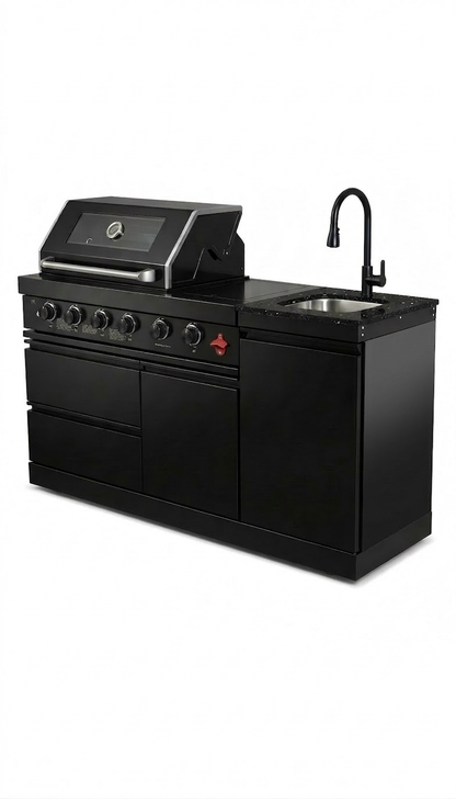 Deluxe Stainless Steel Propane Gas Outdoor Kitchen Grill