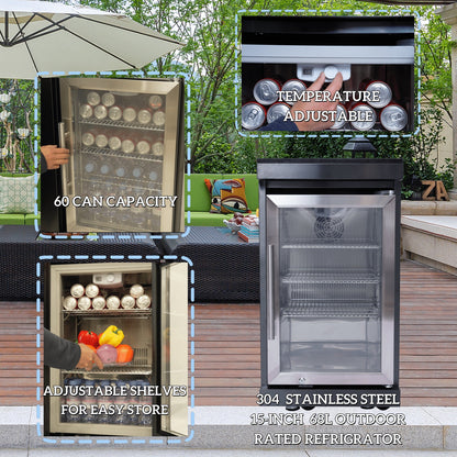 NG 95" 6-Burner 85000 BTU Black Outdoor Kitchen Island Grill Rotisserie kit Granite Countertops