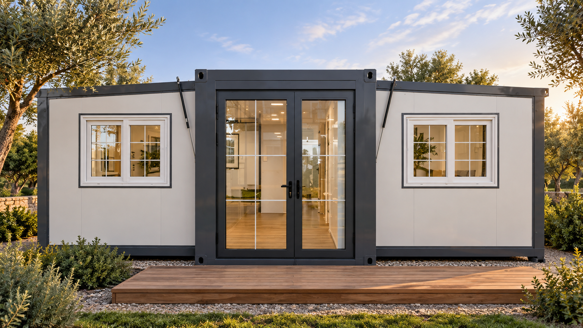 Duo Mod – 20' Expandable Container Home | 1 Bedroom | Full Bath, Kitchen, Dinette & Living Room | 385 SF Tiny Home