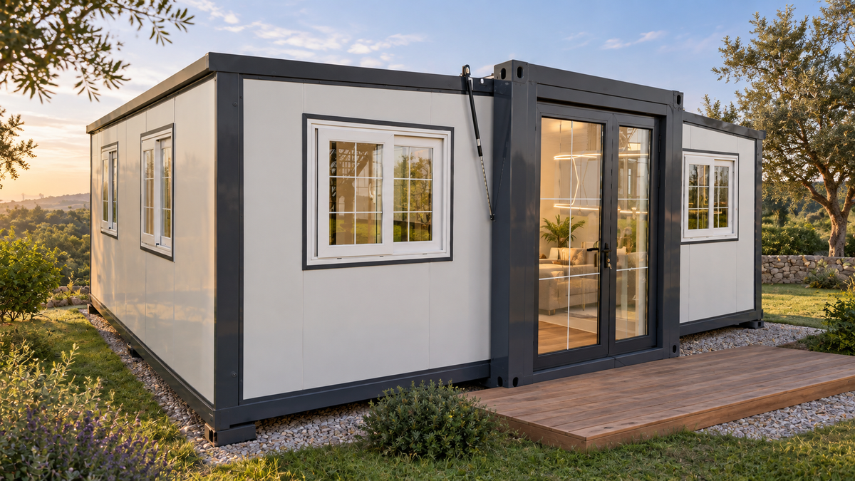 Duo Mod – 20' Expandable Container Home | 1 Bedroom | Full Bath, Kitchen, Dinette & Living Room | 385 SF Tiny Home