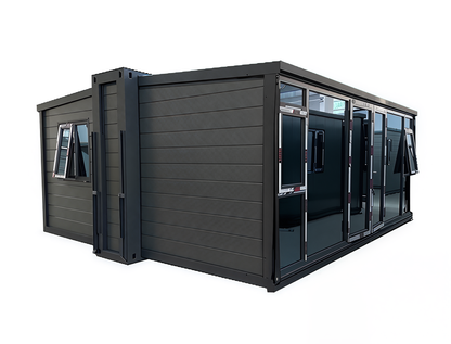Duo Mod – 20' Expandable Container Office | 385 SF Office Space, Meeting Room, or Conference Space