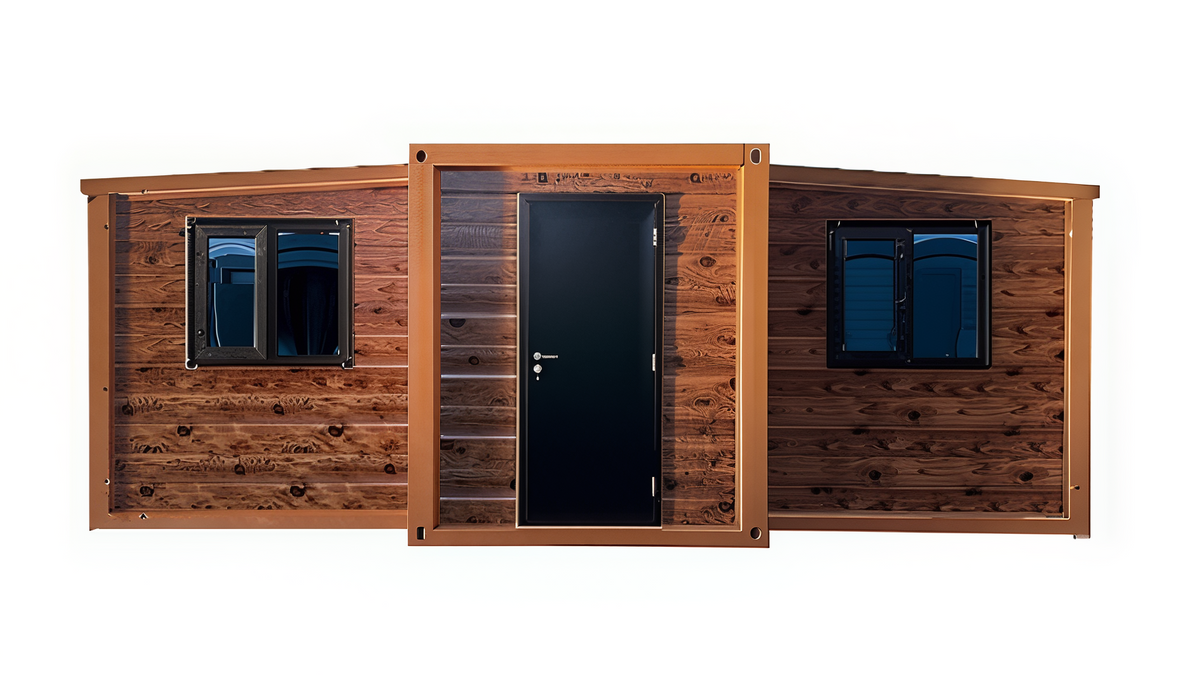 Duo Mod – 20' Expandable Container Home | 2 Bedroom | Full Bath, Kitchen, Dinette & Living Room | 385 SF Tiny Home