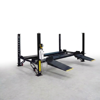4-Post Automotive Deluxe Extended Storage Car Lift 8,000 Lb. Capacity Heavy Duty — Studio Shot