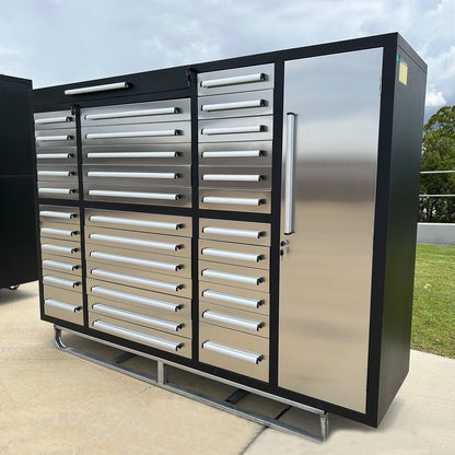 7ft Garage Storage Cabinet (35 Drawers & 1 Cabinet)