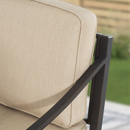 Tamarin 5 Pieces Aluminum Patio Conversation Set With Swivel Chair