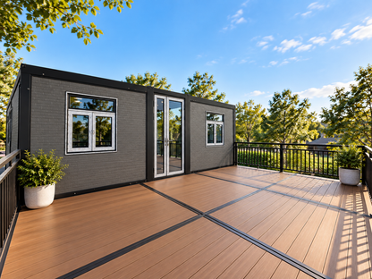 Grand Duo – 40' + 20' Two-Story Expandable Container Home | 4 Bedrooms | 2 Full Baths | Kitchen, Living, & Rooftop Terrace | ~1,250 SF
