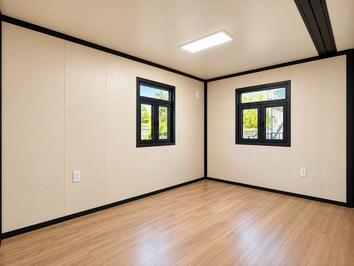 Grand Duo – 40' + 20' Two-Story Expandable Container Home | 4 Bedrooms | 2 Full Baths | Kitchen, Living, & Rooftop Terrace | ~1,250 SF