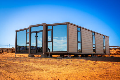 40' Expandable Container Office | 3 Private Offices, Restroom, Reception & Open Workspace | 865 SF