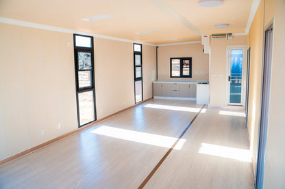 40' Expandable Container Office | 3 Private Offices, Restroom, Reception & Open Workspace | 865 SF