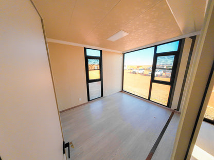 40' Expandable Container Office | 3 Private Offices, Restroom, Reception & Open Workspace | 865 SF