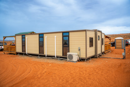 40' Expandable Container Office | 3 Private Offices, Restroom, Reception & Open Workspace | 865 SF