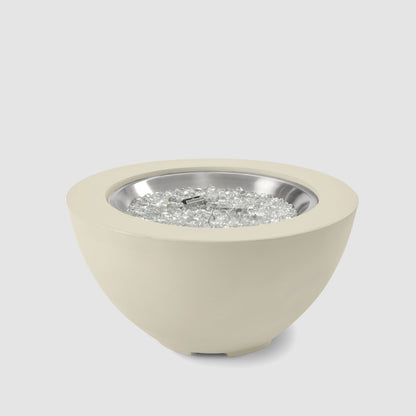 Cove Concrete Bowl Gas Fire Pit