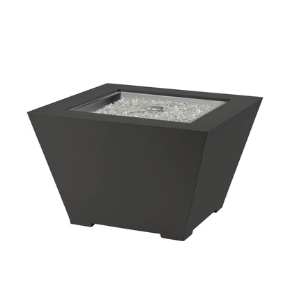 Cove Concrete Trapezoid Gas Fire Pit Bowl 37"