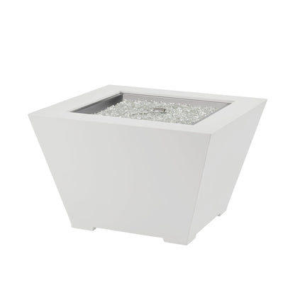 Cove Concrete Trapezoid Gas Fire Pit Bowl 37"