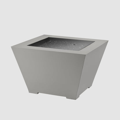 Cove Concrete Trapezoid Gas Fire Pit Bowl 37"