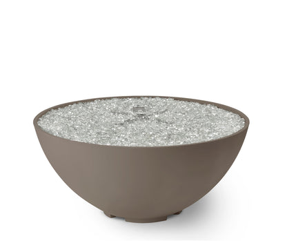 Cove Concrete Edge Gas Fire Pit Bowl 42"