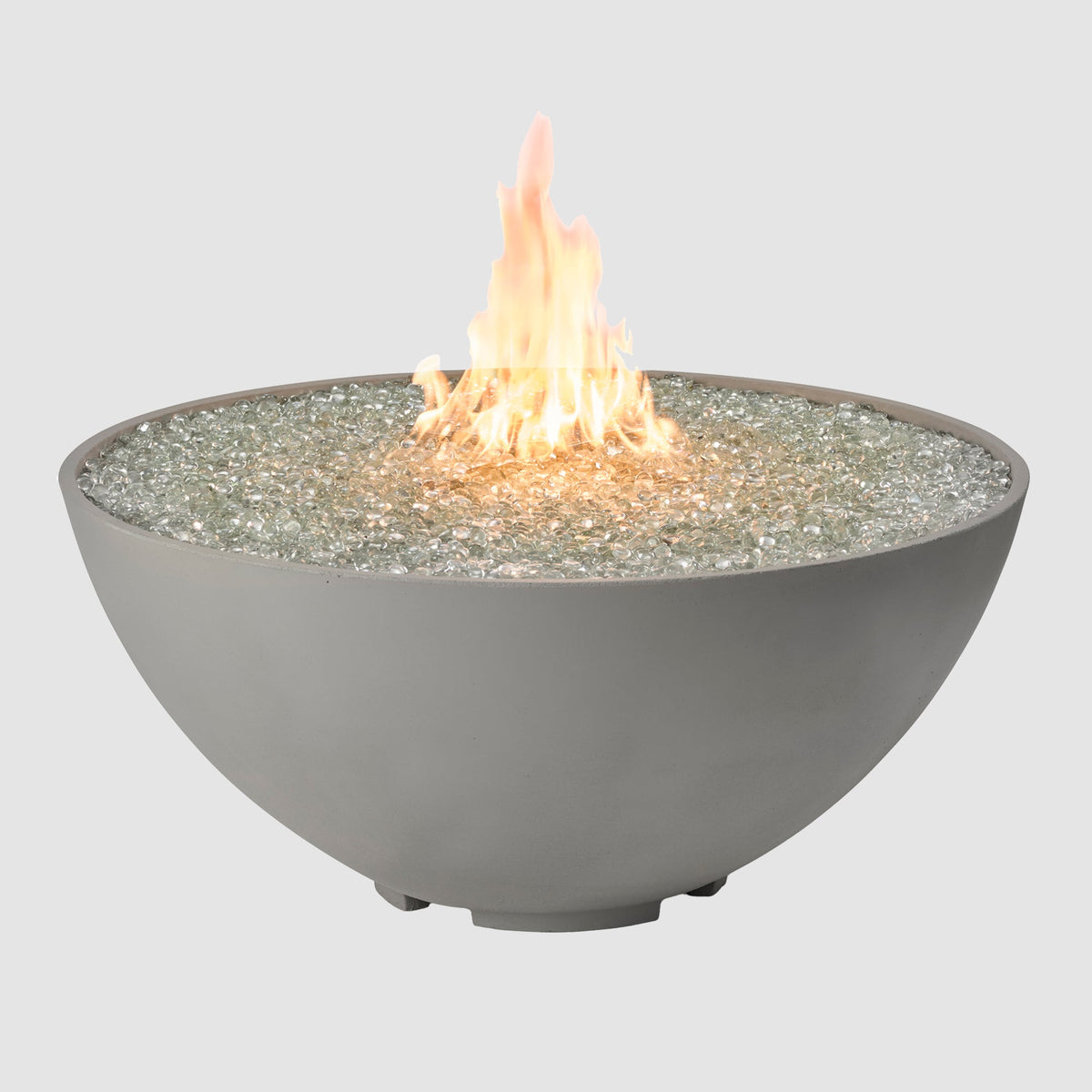 Cove Concrete Edge Gas Fire Pit Bowl 42"