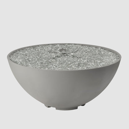 Cove Concrete Edge Gas Fire Pit Bowl 42"