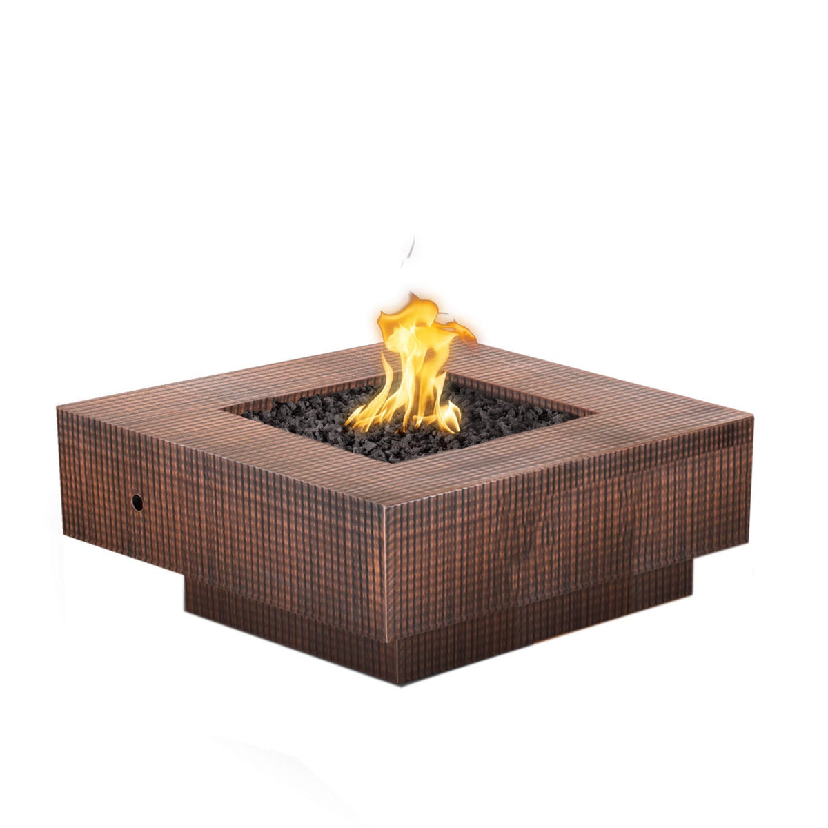 Cabo Square 60" Metal Collection Fire Pit by The Outdoor Plus