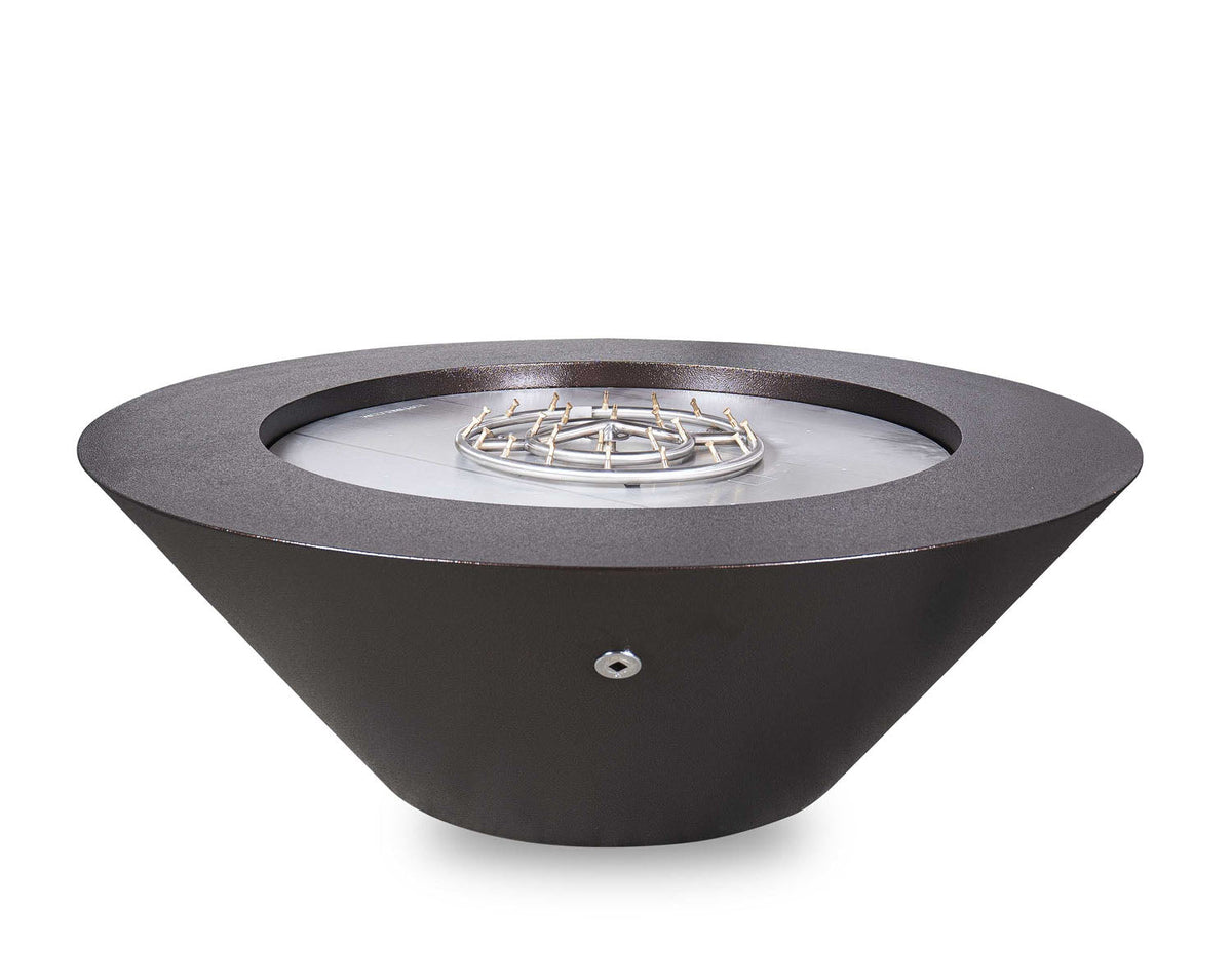 Cazo 60" Wide Ledge Powder Coat Fire Pit by The Outdoor Plus