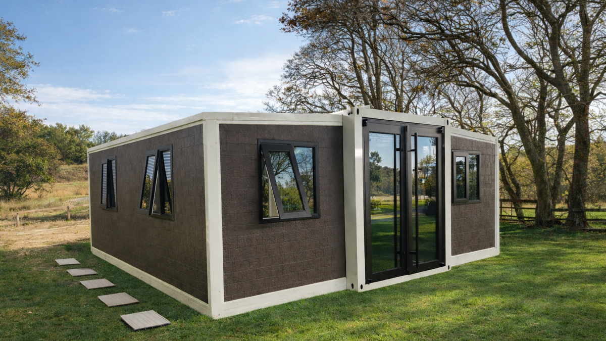 Duo Mod – 20' Expandable Container Home | 2 Bedroom | Full Bath, Kitchen, Dinette & Living Room | 385 SF Tiny Home
