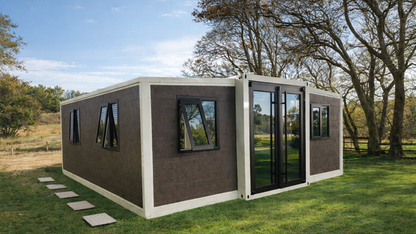 Duo Mod – 20' Expandable Container Home | 2 Bedroom | Full Bath, Kitchen, Dinette & Living Room | 385 SF Tiny Home