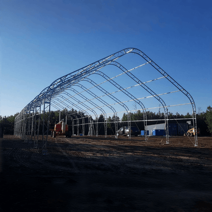 W40'xL64'xH23' Double Truss Storage Shelter