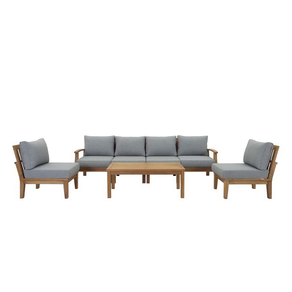 Marina 7 Piece Outdoor Patio Teak Set by Modway