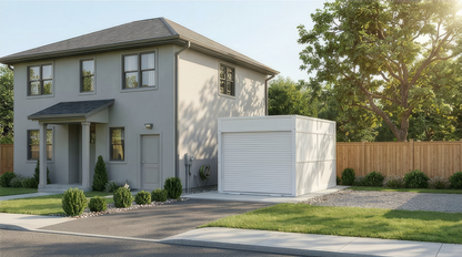 Folding Modular Garage – Heavy-Duty Galvanized Steel Structure
