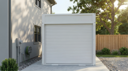 Folding Modular Garage – Heavy-Duty Galvanized Steel Structure