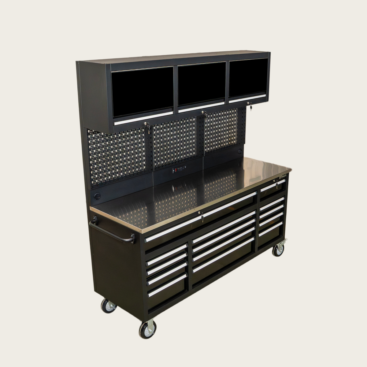 Overhead Pro Special Edition HD 72x79x24 inch Rolling Tool Chest and Workbench
