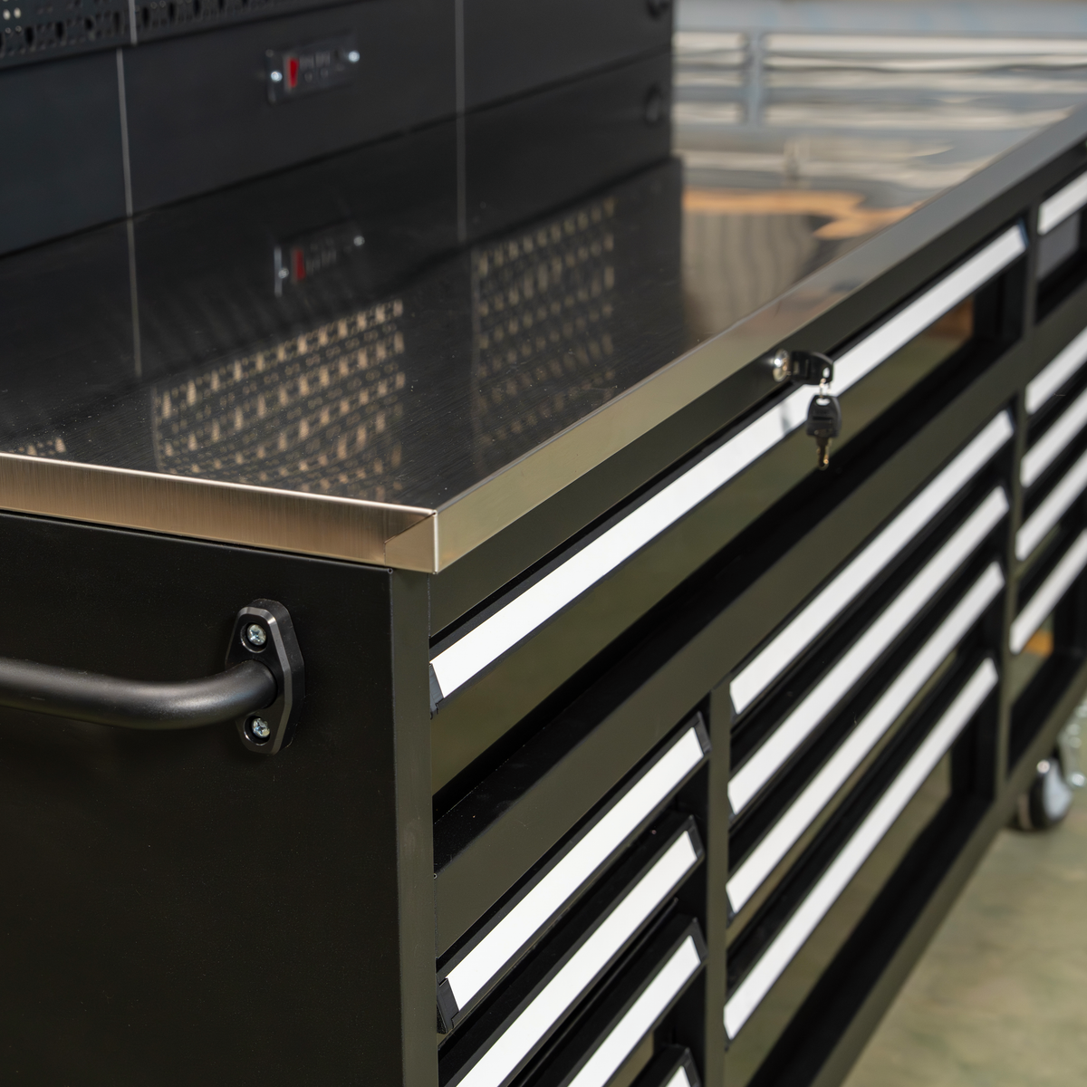 Overhead Pro Special Edition HD 72x79x24 inch Rolling Tool Chest and Workbench