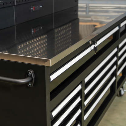 Overhead Pro Special Edition HD 72x79x24 inch Rolling Tool Chest and Workbench