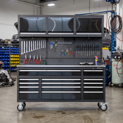 Overhead Pro Special Edition HD 72x79x24 inch Rolling Tool Chest and Workbench
