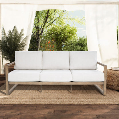 Hamarto 7 Pieces Aluminum Patio Swivel Seating Set With Ottoman