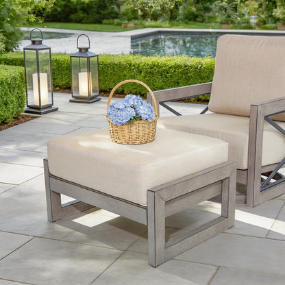 Marindo 7-Piece Aluminum Multi-Flex Fire Chat Suite with Ottomans
