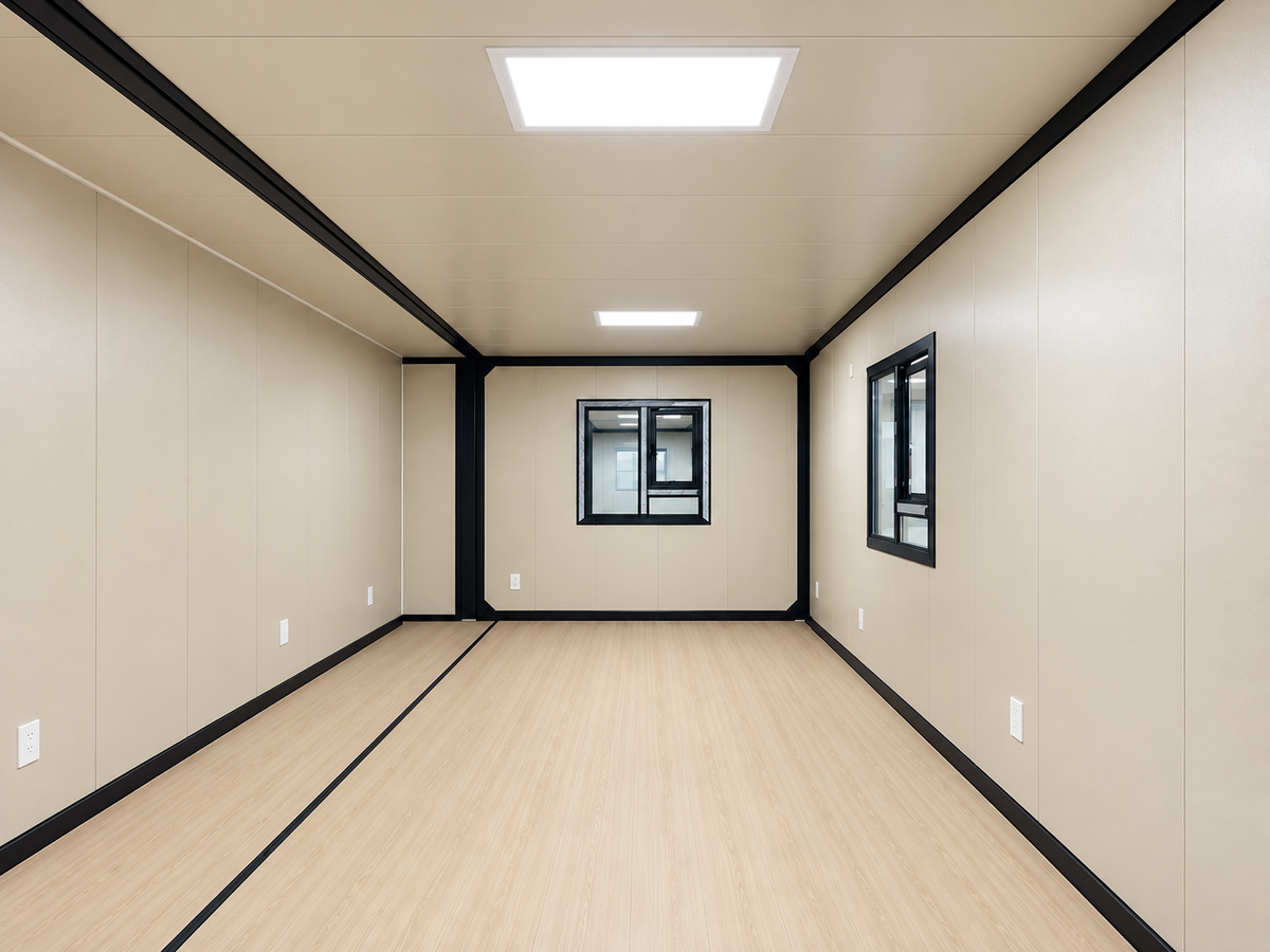 40' Double Expandable Modular Office Complex | 6 Private Offices, Reception, Kitchen & 2 Bathrooms | 1550 SF