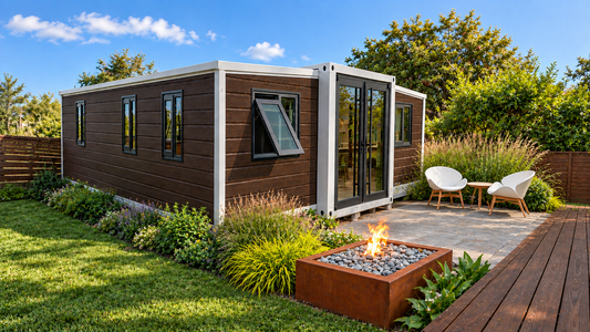 Haven Nest – 30' Expandable Container Home | 2 Bedrooms | Full Bath, Kitchen, Living Room | 585 SF Modular Tiny Home