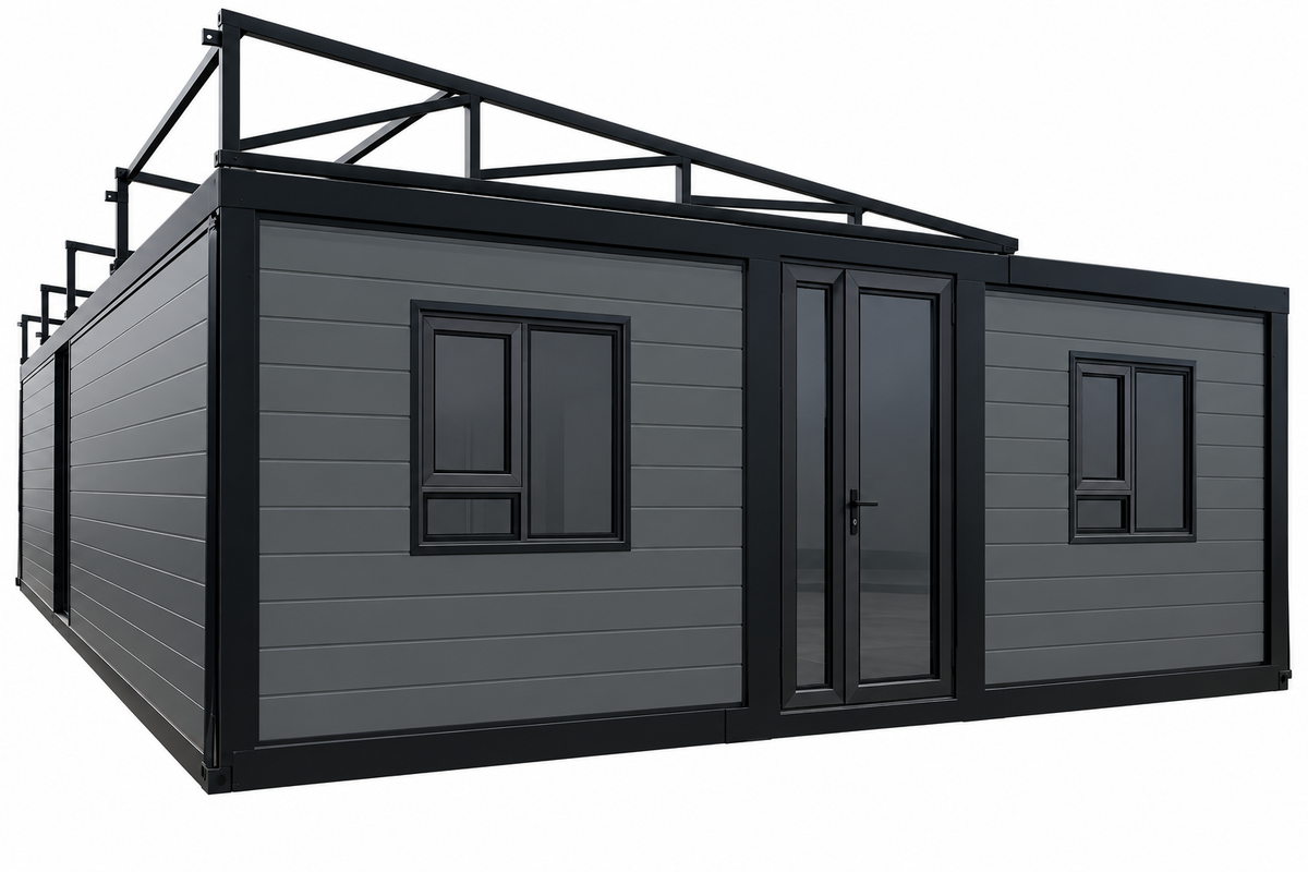 40' Double Expandable Modular Office Complex | 6 Private Offices, Reception, Kitchen & 2 Bathrooms | 1550 SF