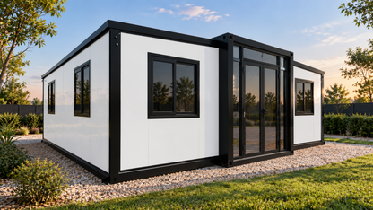 Vista Bode – 40' Expandable Container Home | 3 Bedrooms | Full Bath, Kitchen, Spacious Living Room | High Roof Modular Home (775 SF)