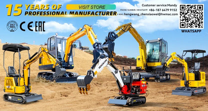 2.5 Ton Diesel Mini Excavator – Compact Crawler Digger with Hydraulic Controls