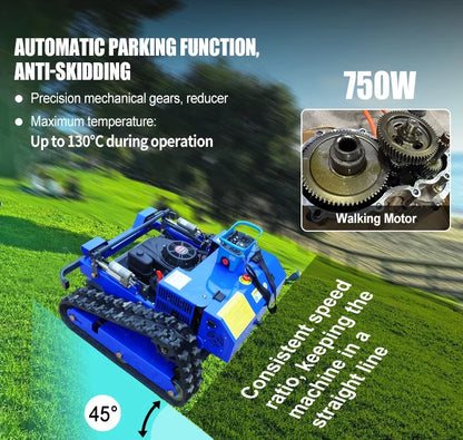 Self-Propelled Remote-Control Lawn Mower – 550mm for Small Gardens