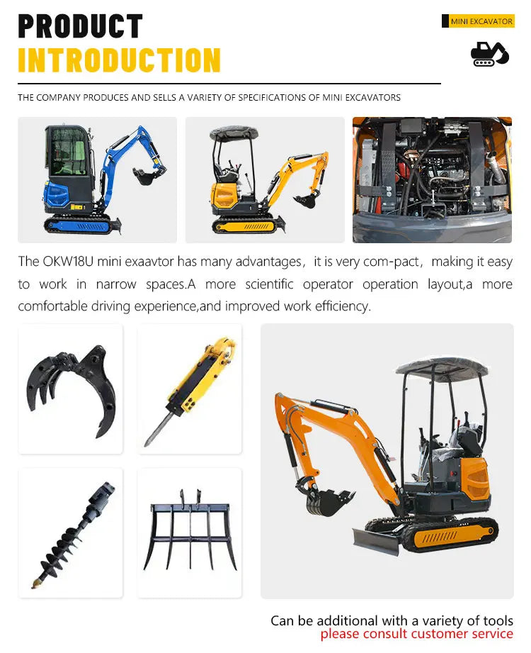 1.8 Ton Mini Excavator – CE-Certified Diesel Compact Digger