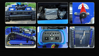 Self-Propelled Remote-Control Lawn Mower – 550mm for Small Gardens