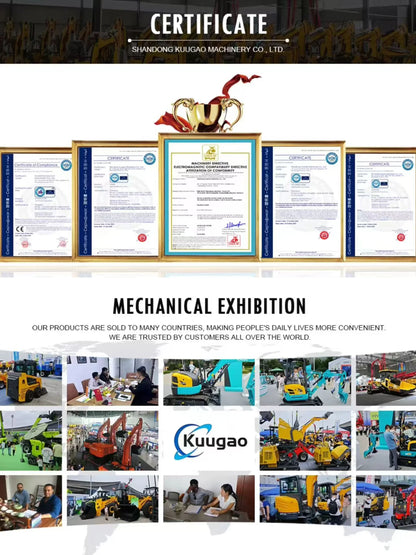 2.5 Ton Mini Excavator – CE-Certified Compact Crawler Digger for Construction
