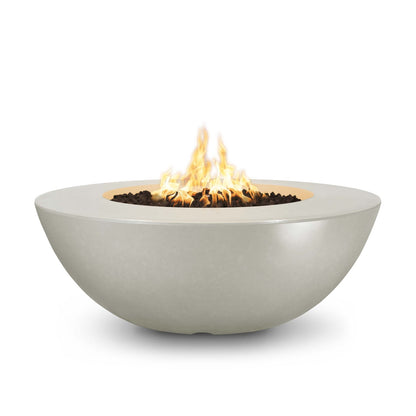 Sedona 60" Wide Ledge GFRC Concrete Fire Pit by The Outdoor Plus