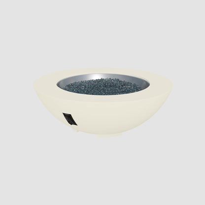 Cove Concrete Bowl Gas Fire Pit