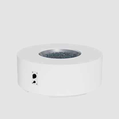 Cove Concrete Round Gas Fire Pit Table