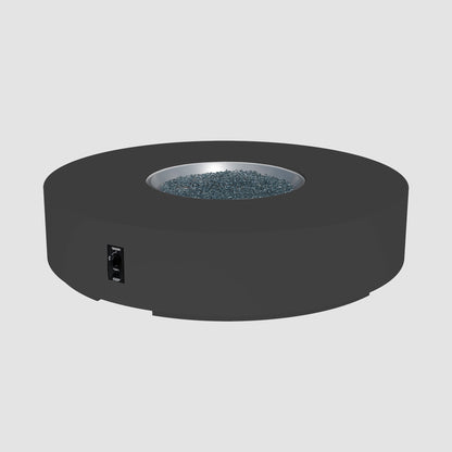 Cove Concrete Round Gas Fire Pit Table